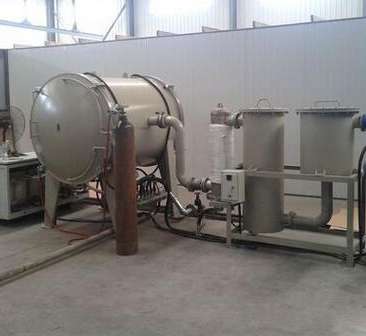 Experimental vacuum melting furnace