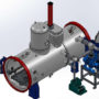 Two Chamber Vacuum Gas Quenching Furnace