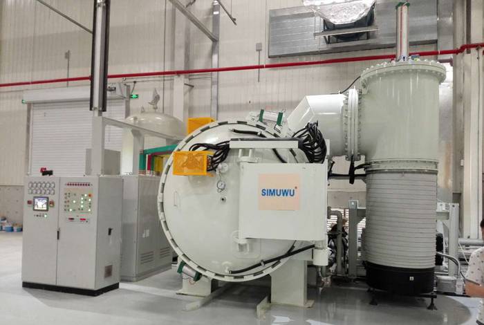 horizontal vacuum sintering furnace